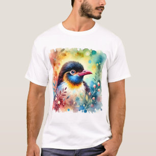 Camiseta Tomeguin Bird in Watercolor 210724AREF114 - Waterc