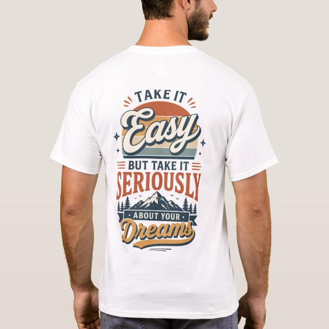 Camiseta Tómelo con calma (Reverso)