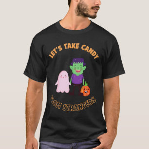 Camiseta Tomemos el dulce de los extraños en Halloween - Ap