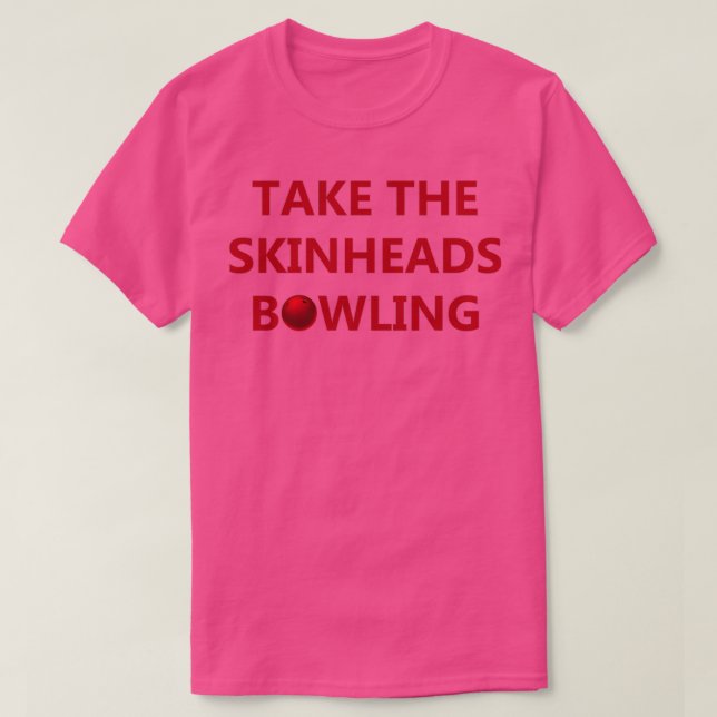 Camiseta Tomen El Bote De Los Skinheads (Diseño del anverso)