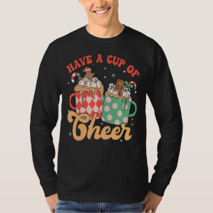 Camiseta Tomen Un Tope De Alegre Cacao Groovy Retro Christm
