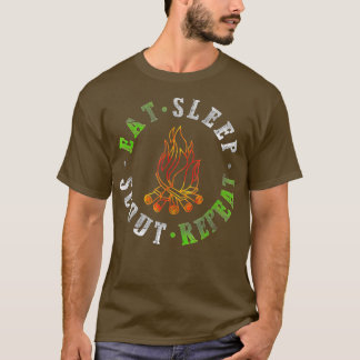 Camiseta Tómese el Sleep Scout Repetir el Escultor de campi