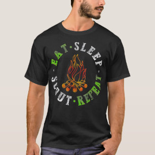 Camiseta Tómese el Sleep Scout Repetir el Escultor de campi