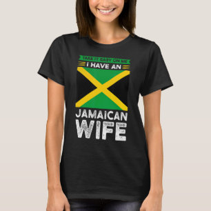 Camiseta Tómese la calma con mi esposa jamaiquina Jamaica