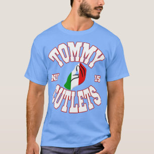 Camiseta Tommy Cutlets 15 Bandera Italiana Nueva York