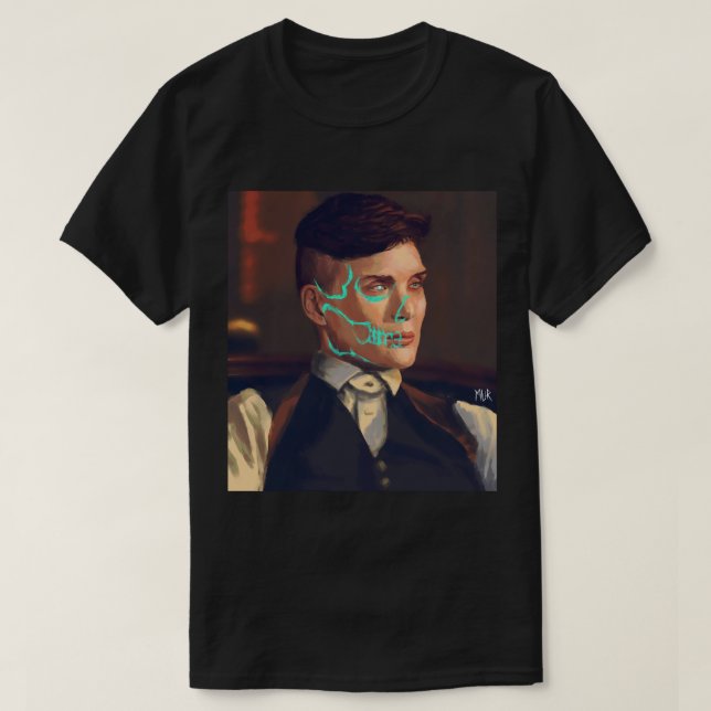 Camiseta Tommy Shelby Peaky Bli, hermanos de gracia (1) (Diseño del anverso)