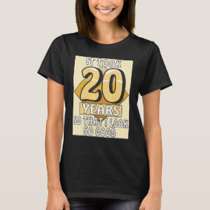 Camiseta TOMÓ 20 AÑOS Celebración Fiesta de cumpleaños 20º