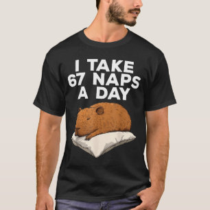 Camiseta Tomo 67 siestas al día Chistoso Capybara Seis Siet