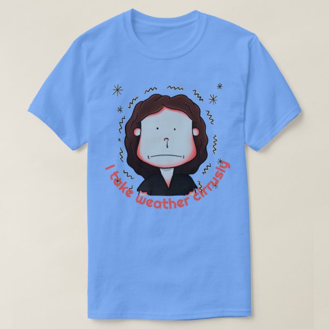 Camiseta Tomo el Tiempo Cirrusly (Diseño del anverso)
