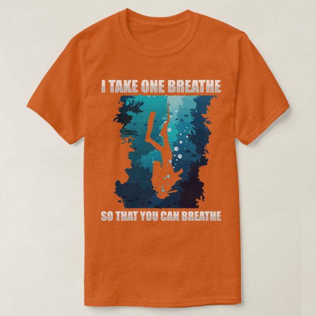 Camiseta Tomo Una Respiración Para Que Puedas Respirar El R (Diseño del anverso)