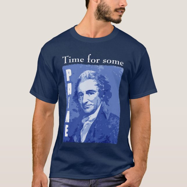 Camiseta TomPaine - "ventaja, sigue o sale de la manera. " (Anverso)