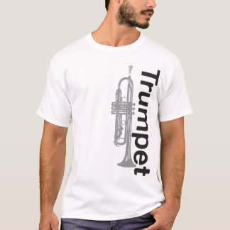 Camiseta tonal de la raya de la trompeta