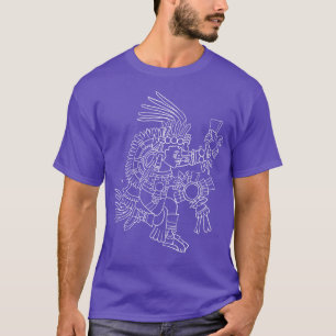 Camiseta Tonatiuh Azteca sun deity 3