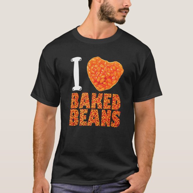 Camiseta Tonelada De Fainas Horneadas En Salsa De Tomate En (Anverso)