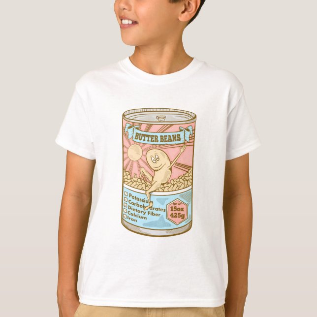 Camiseta Tonelada de judías de mantequilla (Anverso)