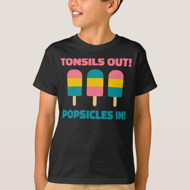 Camiseta Toneladas Popsicas De Salida En Recuperación De To (Anverso)