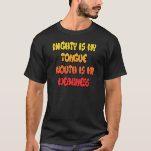 Camiseta Tonga atada: Cita divertida sobre arte de texto co