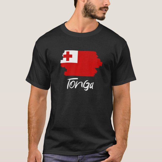 Camiseta Tonga Bandera Tonga (Anverso)