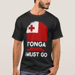 Camiseta Tonga dice que debo irme de las raíces del patrimo