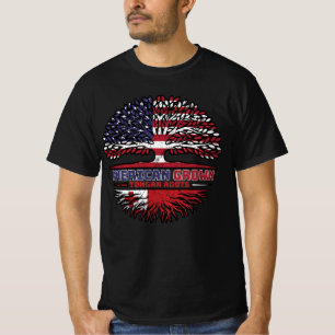 Camiseta Tonga Tonga EE. UU. EE. UU. Árbol de Estados Unido