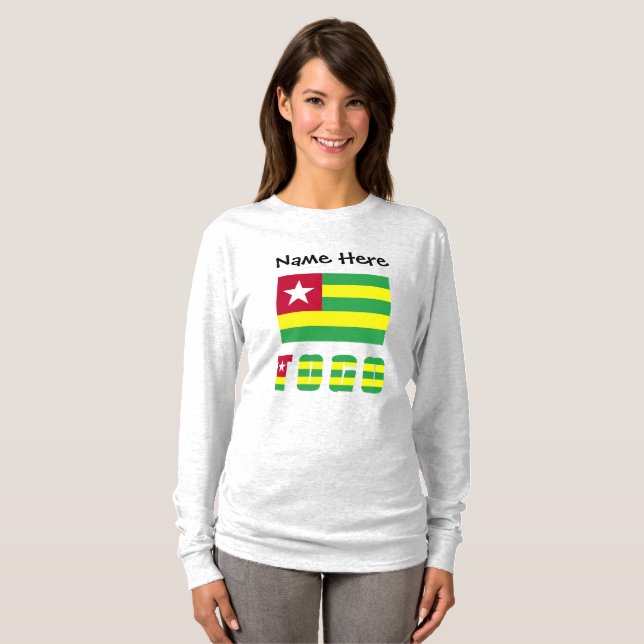 Camiseta Tonga Tonganés Flash Personalizado  (Anverso completo)
