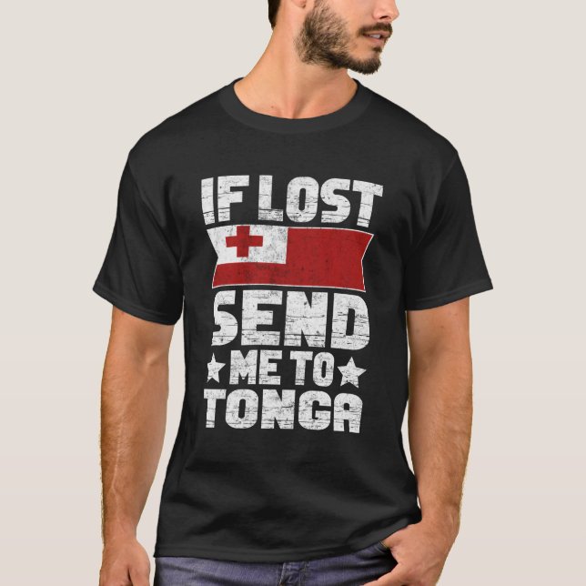 Camiseta Tongan Si Me Perdieron Envíame A Tonga (Anverso)