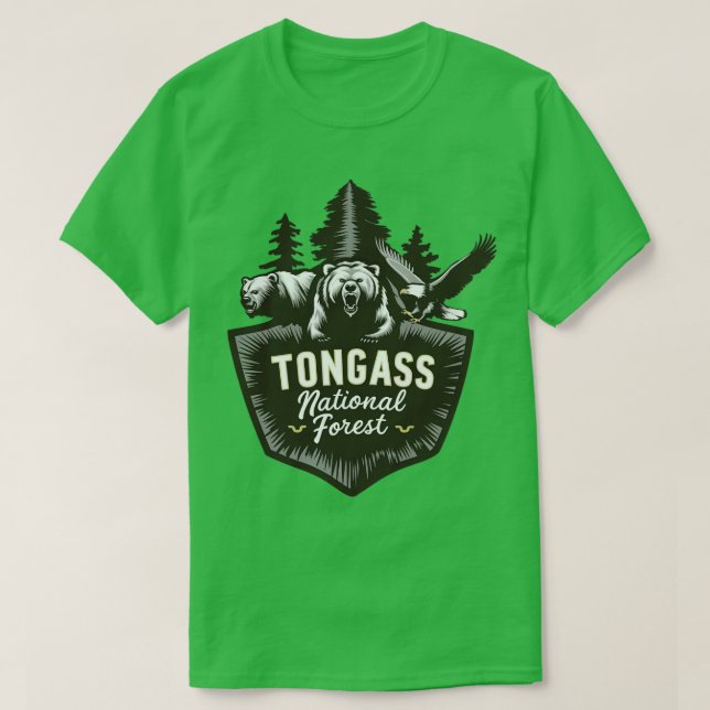 Camiseta Tongass Wildlife TShirt (Diseño del anverso)