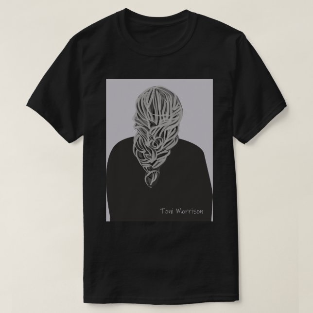 Camiseta Toni Morrison art1 (Diseño del anverso)