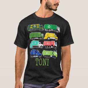 Camiseta Toni Trash Truck Para Niños Coleccionista Ecologis