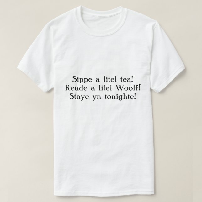 Camiseta ¡Tonighte del yn de Staye! (Diseño del anverso)