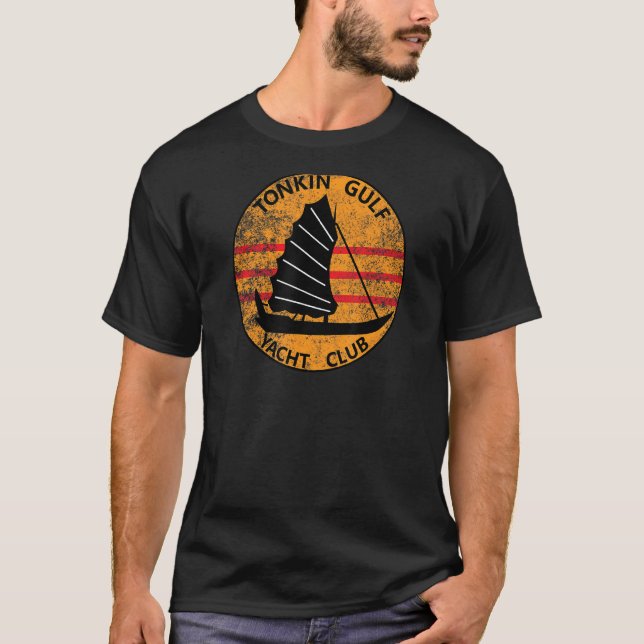 Camiseta Tonkin Gulf Yacht Club 7Fleet Vietnam Veteran P (Anverso)