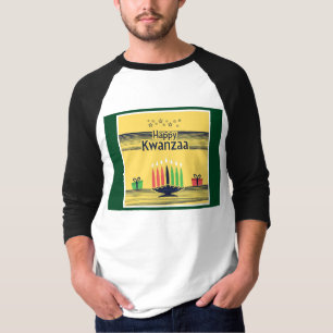 Camiseta Tono cálido y celebratorio de Kwanzaa de SlipperyJ