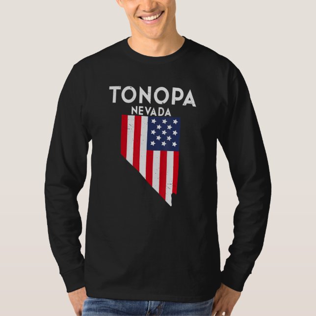 Camiseta Tonopah Nevada USA State America Travel Nevadan (Anverso)