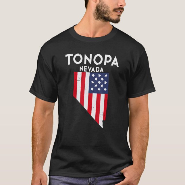 Camiseta Tonopah Nevada USA State America Travel Nevadan (Anverso)