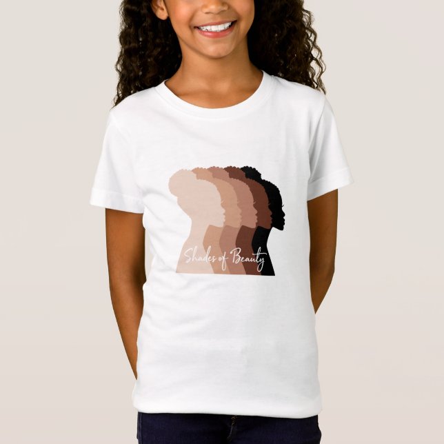 Camiseta Tonos de belleza, mujeres negras (Anverso)