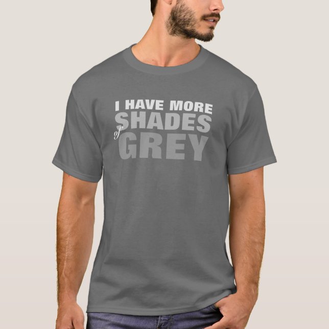 Camiseta Tonos de gris (Anverso)