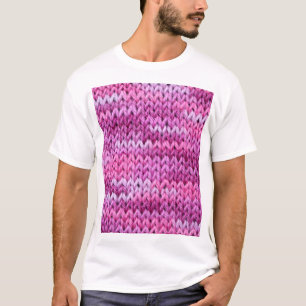 Camiseta Tonos púrpuros Textura de tela de punto