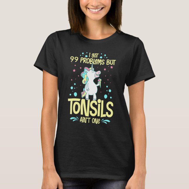 Camiseta Tonsillectomy Tonsil Removal Recovery Surgery Get  (Anverso)