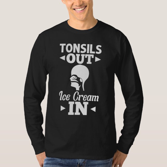 Camiseta Tonsillectomy Tonsil Removal Recovery Surgery Get  (Anverso)