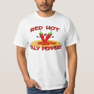 Camiseta tonta candente de las pimientas