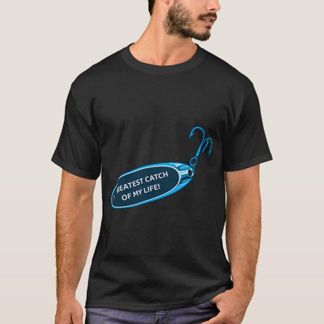 Camiseta tonta de pesca tonta  (Anverso)
