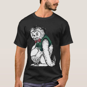 Camiseta Tontería Silly Con Un Bonito Vest De Tuxedo Y Azul
