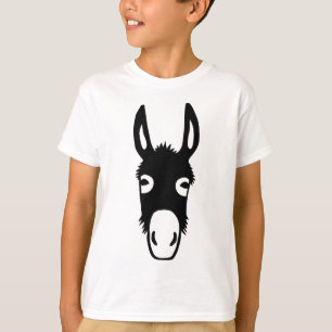 Camiseta tonto animal del burro del jackass del burro del