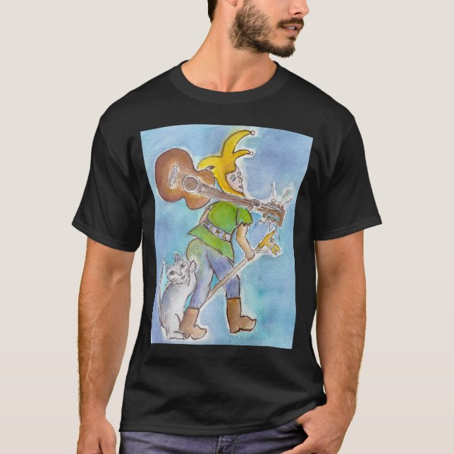 Camiseta Tonto con la guitarra (Anverso)