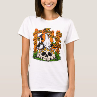Camiseta Tonto Ganso Halloween Truco U Honk