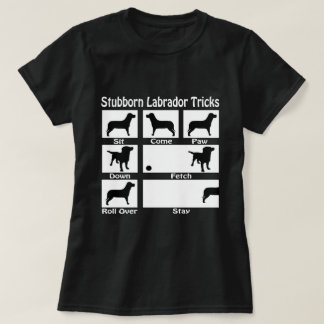 Camiseta Tonto Labrador Tricks Perro Tema