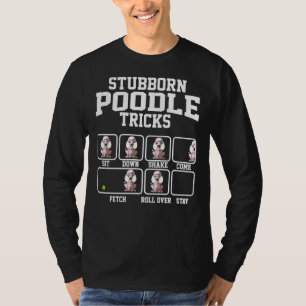 Camiseta Tonto perro caniche Tricks Funny Poodle