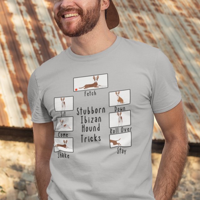 Camiseta Tonto perro truco truco ibicenco hongo podenco (Subido por el creador)