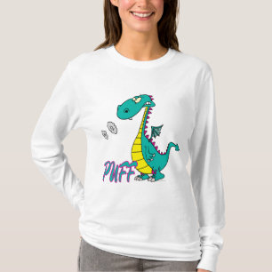 Camiseta tonto personaje de dibujos animados de puff