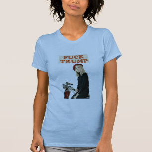 Camiseta Tonto trump baby blue